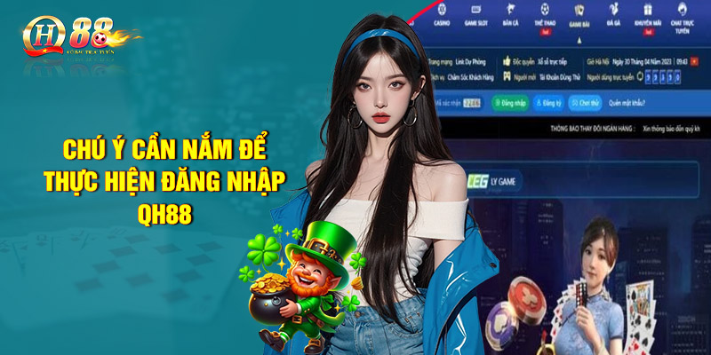 Chú ý cần nắm để thực hiện đăng nhập QH88