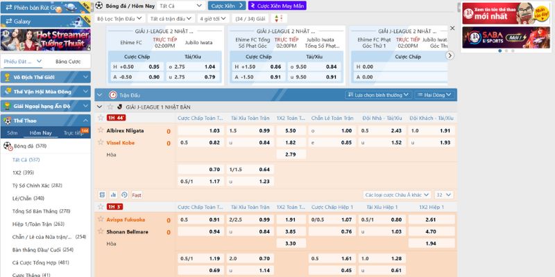 Những bộ môn thể thao nổi bật hàng đầu tại QH88